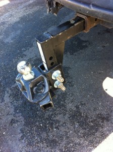 It fits!! A cotter pin locks it on, and voila!