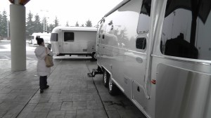 This is our 25-ft Flying Cloud, still on the lot 